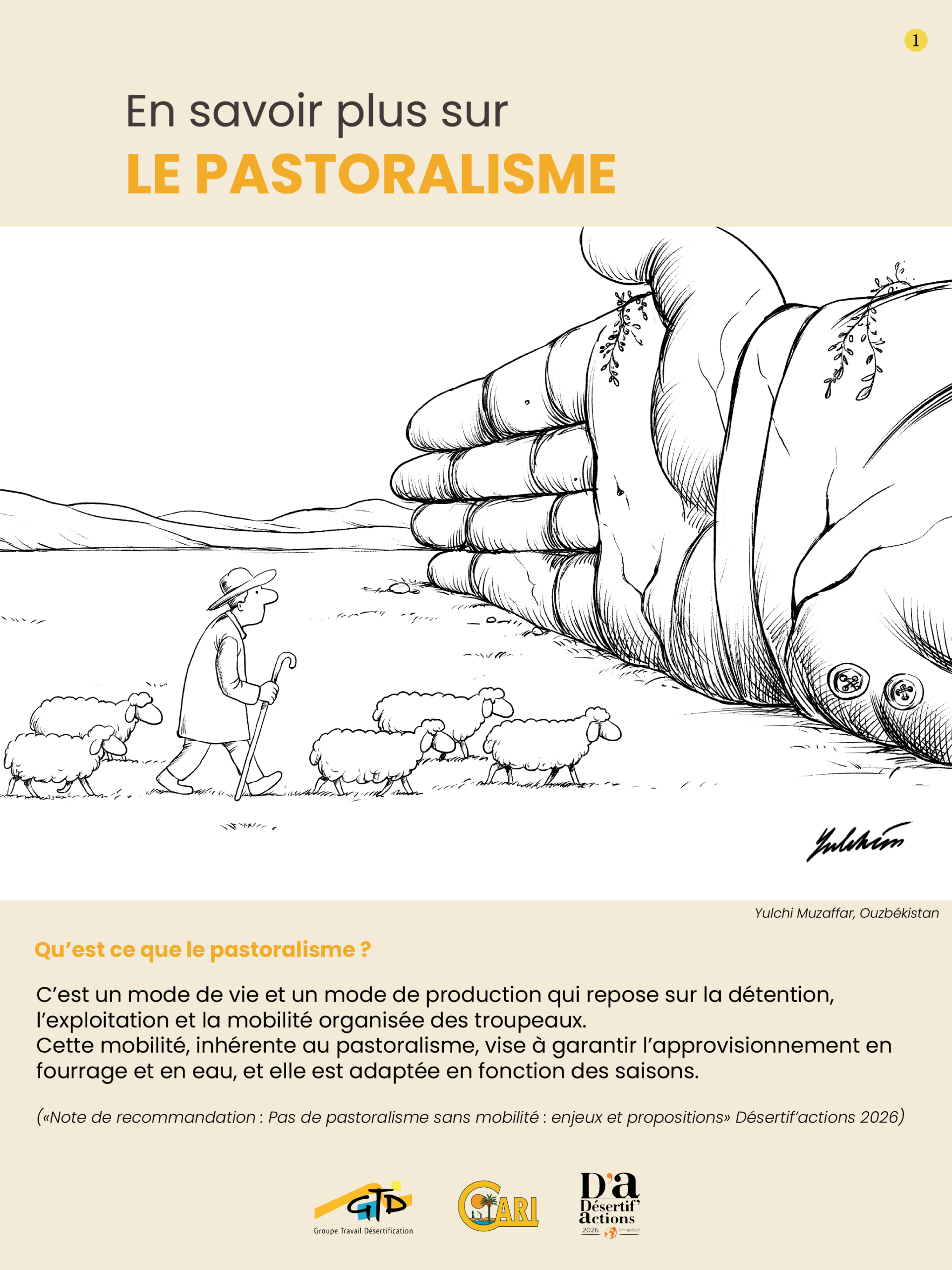 Infographie : En savoir plus sur le pastoralisme